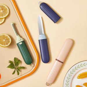 Éplucheur de fruits portable Hy-53, couteau multifonction 3 en 1 pour la cuisine, outil de découpe de légumes - Product Image 5