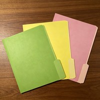 Carpeta de Papel Manila de Alta Calidad con Logotipo Personalizado, Color de Superficie AB, para Clasificación, Archivo e Indexación, Venta al Por Mayor