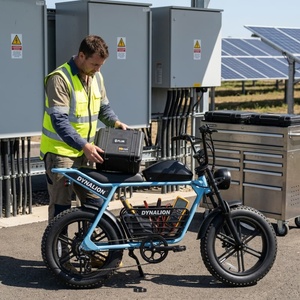 Moped Elétrico de Longo Alcance com <span class=keywords><strong>Motor</strong></span> Sem Escovas na Cor Branca, Pneus Largos de 20 Polegadas, Ciclo de Inspeção para Manutenção de Fazendas Solares - Product Image 1