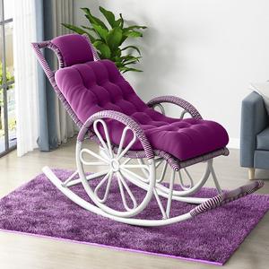 Chaise à bascule <span class=keywords><strong>de</strong></span> <span class=keywords><strong>jardin</strong></span> en rotin moderne bon marché pour adultes pour la sieste se prélasser sur le <span class=keywords><strong>salon</strong></span> <span class=keywords><strong>balcon</strong></span> salle à manger parc chambre - Product Image 3