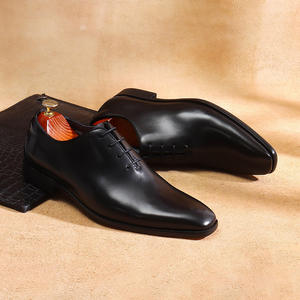 Chaussures plates décontractées et habillées DSYX pour hommes, en cuir véritable respirant, légères, à enfiler, pour affaires, mariage et extérieur - Product Image 3