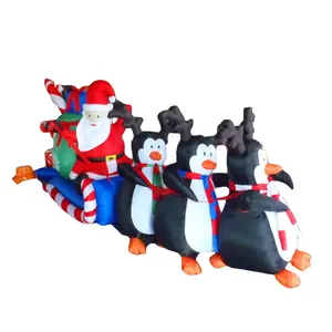 Ot-ALE Yard inflable Merry Yard hristmas anta Laus Advertising Inflatable hhristmas LD Man con Ciervo