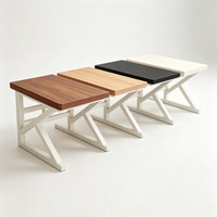 Bureau d'ordinateur moderne de 140 cm, table de bureau, bureau d'étude, poste de travail de jeu avec cadre en métal de type X, plateau de table de 25 mm d'épaisseur