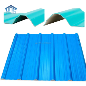 Pannello per Tetto in Resina Sintetica Impermeabile PVC, Lastra per Tetto Solare Domestico in Plastica UPVC, Tegola Composita Colorata Ondulata - Product Image 2
