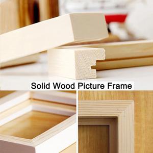 Marco de Fotos de <span class=keywords><strong>Madera</strong></span> y Acrílico, Exhibición de Escritorio Independiente para Decoración del Hogar, Disponible para Exhibir Fotos de 5x7/8x10 con Paspartú - Product Image 4