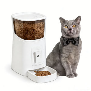 Dispensador de alimentos portátil automático OEM para perros y gatos, capacidad de Microchip a prueba de fugas, alimentador inteligente de plástico negro para mascotas, Wifi móvil - Product Image 5