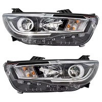 Phare LED pour BYD E6 6000K 6000LM 1142470, ensemble de lampe avant, remplacement OEM pour pièces d'éclairage automobile de MPV électrique