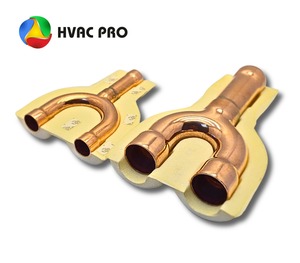 ข้อต่อทองแดงรูปตัวยู สำหรับท่อระบบทำความเย็น HVAC รุ่น TA ข้อต่อเครื่องปรับอากาศ อะแดปเตอร์ทนทาน - Product Image 2
