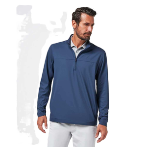 เสื้อโปโลคอซิปแบบลำลอง เสื้อกอล์ฟ ผ้าถักเนื้อหนา ระบายอากาศได้ดี เหมาะสำหรับฤดูร้อน เสื้อยืดโอเวอร์ไซส์ทรงบ็อกซี่สำหรับผู้ชาย - Product Image 2