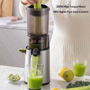 Extracteur de jus lent domestique de nouveau style, à large goulot, entièrement automatique, avec séparation pulpe/jus, facile à nettoyer, presse à froid - Product Image 2