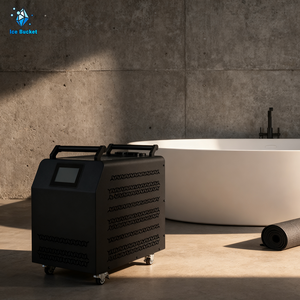 Refroidisseur à froid professionnel 1.0hp pour la récupération sportive Pompe de refroidissement de bain de <span class=keywords><strong>glace</strong></span> en acier inoxydable Équipement de refroidissement automatique - Product Image 1