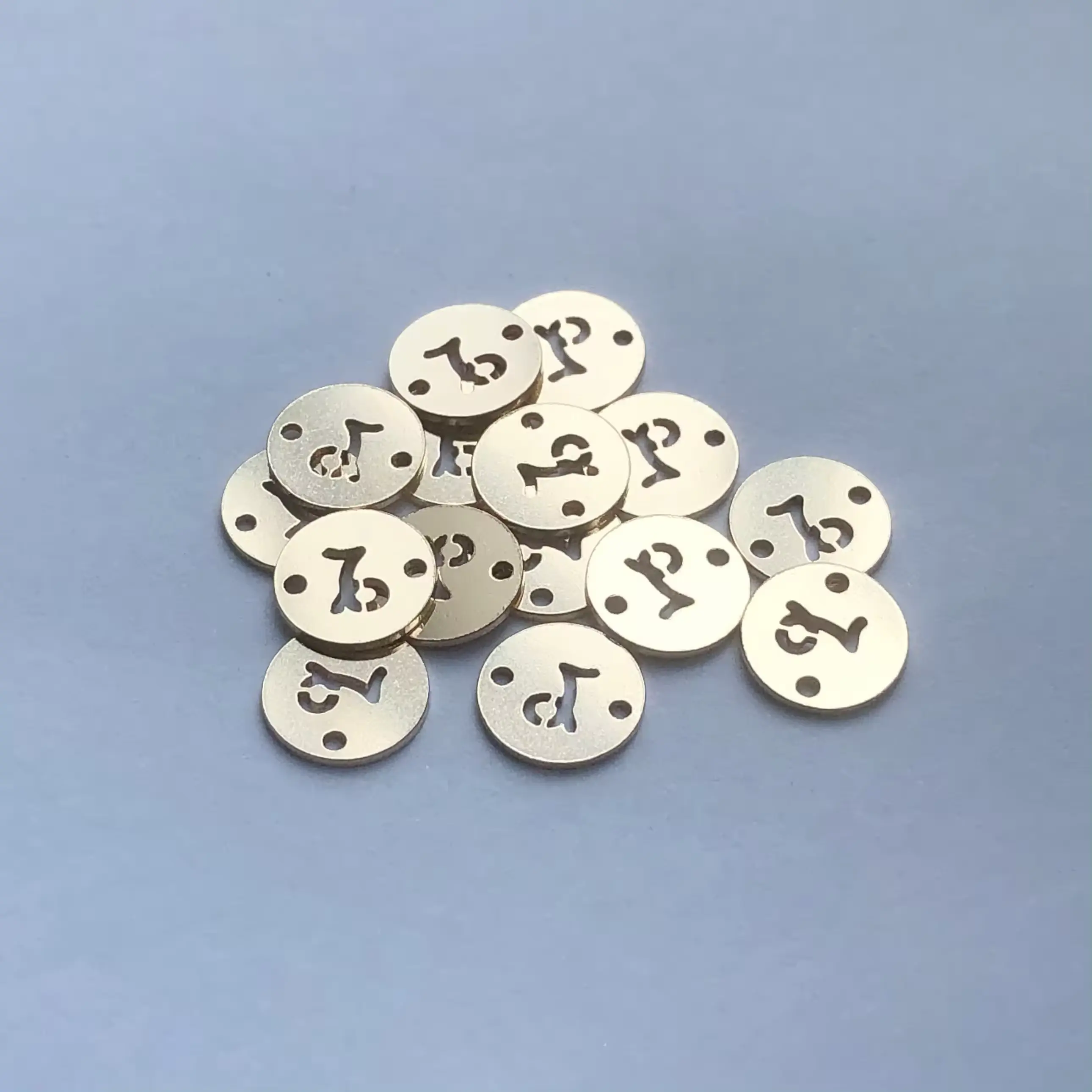 New Signs Of The Zodiac Pendant Connectors Jewelry Making Genuine Gold Filled Charms