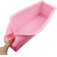 Prix le plus bas moule à savon en bois grand Rectangle pain Silicone gâteau outils faisant gâteau carré Silicone moules