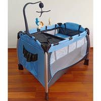 Lit et berceau pliable en métal pour bébé, portable, pour une utilisation en extérieur et à l'école, pour nouveau-né et nourrisson