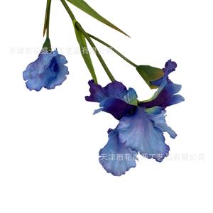 Ramo de Flores de Iris Artificiales, Flores de Seda de Alta Simulación, Decoración para Bodas y Hogar YWH 01 - Product Image 5