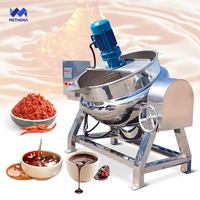 Chaudière mélangeuse à enveloppe chauffante industrielle et commerciale, à gaz GPL, 200 L 1000L, pour la cuisson de nougat, de caramel, de sucre et de jus