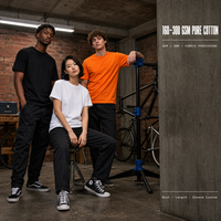 T-shirts en coton personnalisés en gros, directement de l'usine, longueur ajustable, mesure poitrine, tissu et GSM, OEM