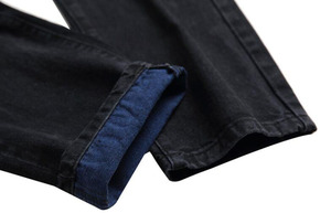 Jeans déchirés pour hommes en gros – Nouvelle collection automne, coupe slim, denim <span class=keywords><strong>noir</strong></span> et bleu, pantalons déchirés et usés pour hommes - Product Image 6