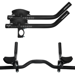 RIDERACE Guidon de Repos Vélo de Contre-la-Montre Extensible, Barre Aérodynamique à Clipser en Alliage d'Aluminium pour <span class=keywords><strong>Triathlon</strong></span>, VTT et Vélo de Route - Product Image 2