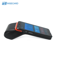 Wisecard terlaris T80 layar sentuh Terminal pembayaran 4G Mobile Smart Android Handheld POS dengan Printer fungsi NFC