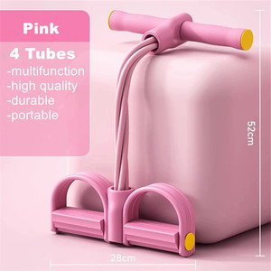 <span class=keywords><strong>Banda</strong></span> de Resistencia Elástica Multifuncional para <span class=keywords><strong>Ejercicios</strong></span> de Tobillo con 6 Tubos y Agarradera - Product Image 2