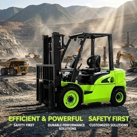 Nouveau chariot élévateur électrique tout-terrain Jichuan à quatre roues motrices CPD20/CPD25 2000KG/2500KG avec pneus pleins, mât monophasé et déplaceur latéral