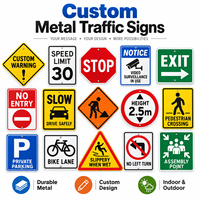 Panneau de signalisation routière en métal durable de qualité industrielle, résistant aux intempéries, pour extérieur, avertissement de stationnement, plaque directionnelle