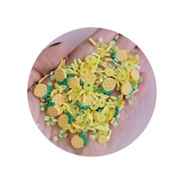 Kleine Aangepaste Groothandel 1Kg Gele Ananas Fruit Plakjes Kunst Decor Glanzende Mini Klei Stukken Geweldig Voor Kunstprojecten Diy Ambachten