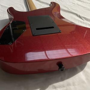 Guitarra Eléctrica Personalizada de Fábrica KH-<span class=keywords><strong>2</strong></span> 2009 <span class=keywords><strong>Ouija</strong></span> Roja Estilo Signature de Kirk Hammett con Acabado Brillante, Aros y Fondo de Arce, Diapasón de Palisandro - Product Image 6