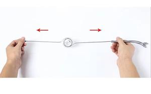 Câble de charge rapide télescopique 3 en 1 personnalisé 6A USB Type C & Micro USB Câble de données tressé lisse - Product Image 4