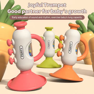 2024 bébé nouveau trompette <span class=keywords><strong>instrument</strong></span> jouant jouet dessin animé <span class=keywords><strong>instrument</strong></span> électronique trompette musicale jouet avec <span class=keywords><strong>musique</strong></span> légère - Product Image 4