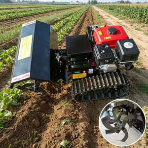 Offre Spéciale : Cultivateur Télécommandé sur Chenilles Portable pour Jardin Potager, Cultivateur de Sol sur Chenilles pour Serre, Verger et Jardin - Product Image 1