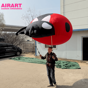 Marioneta Inflable <span class=keywords><strong>de</strong></span> Mariquita para Fiestas, Peluche <span class=keywords><strong>de</strong></span> Mariquita para Exhibición al Aire Libre - Product Image 1