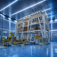 Centrale de mélange de mortier sec à dosage automatique, stable et durable, pour adhésif mural et plâtre, machine de production par lots, qualité supérieure OEM