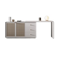 Vente chaude minimaliste multi-usage moderne Simple bureau réglable maison chambre à coucher Design en bois bureau