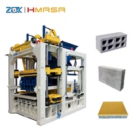 HS1000 Machine à blocs hydraulique automatique à économie d'énergie pour cendres volantes, équipement de production continue de briques multi-types à partir de matériaux bruts, stable