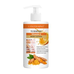 Autocollants personnalisés, lotion corporelle au curcuma et à la vitamine C, éclaircissante pour les taches brunes, pour peau noire, femme - Product Image 6