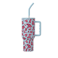 Gobelet isotherme de 40 oz en acier inoxydable à double paroi, vierge pour sublimation, pour impression par transfert thermique et artisanat