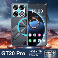 Versión Global Gt20 Pro 5g Smartphone 16g+1tb Memoria Pantalla HD de 7.3 Pulgadas Teléfono Móvil Android 15