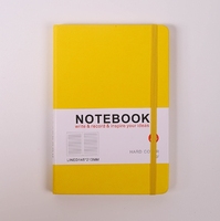 Carnet A5 avec sangles, cahier avec couvre-taille, simili cuir à surface dure, sangles élastiques et serrées, manuel, agenda
