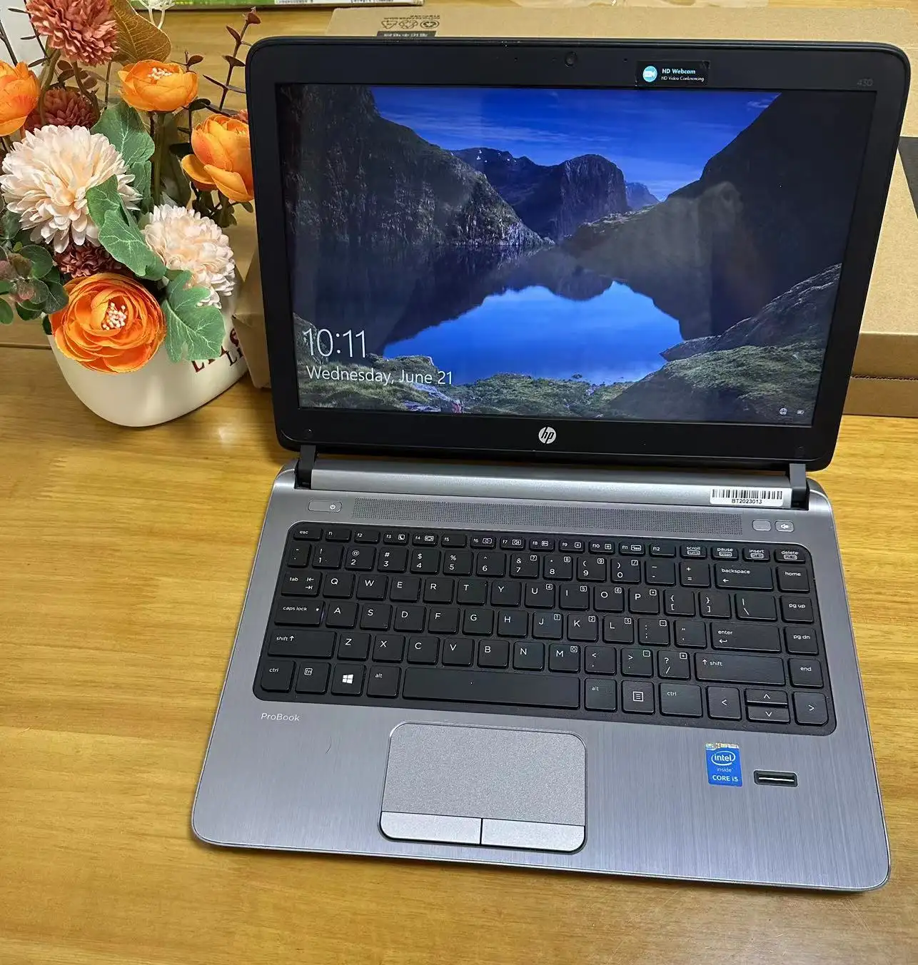 HP 430 G1 Usado Laptops Core i5 4ª Geração RAM 8GB HDD 500GB Win10 14 polegadas Segunda Mão Computador Portátil