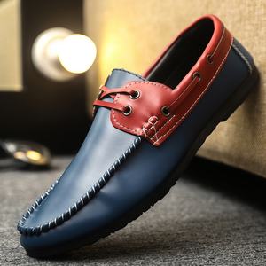 Mocassins de marche pour hommes en PU de haute qualité, légers et confortables, style bateau, décontractés et professionnels, Printemps Été Automne - Product Image 1