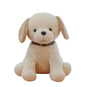 ตุ๊กตาลาบราดอร์ขนนุ่มแบบใหม่ ของเล่นปลอบใจเด็ก ของขวัญวันเกิดสำหรับเด็กผู้หญิง ตุ๊กตาสุนัข หมอนอิง - Product Image 1