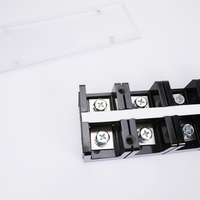 Bloque de terminales de distribución de energía, conector de enlace de cobre para instalación en panel eléctrico