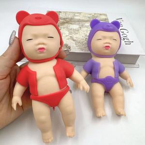 Juguete de Peluche con Forma de Muñeca para Bebés, Figura de Bolsillo de Rebote Lento, para Coleccionistas, Decoración de Escritorio, Recuerdo de Fiesta y Regalo Relajante - Product Image 1
