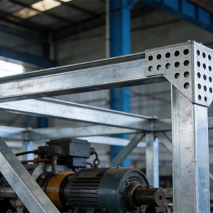 เครื่องขึ้นรูปเหล็กเพอร์ลินอัตโนมัติเต็มรูปแบบ HAUAN ควบคุมด้วย PLC พร้อมระบบเกียร์และลูกปืน แรงดันไฟฟ้า 380V กำลังไฟ 25.5KW ตัดและเรียงซ้อนอัตโนมัติ - Product Image 6