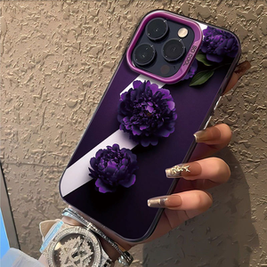 <span class=keywords><strong>Cover</strong></span> protettiva olografica rosa <span class=keywords><strong>viola</strong></span> per <span class=keywords><strong>iPhone</strong></span> 17 16 15 14 13 12 <span class=keywords><strong>11</strong></span> <span class=keywords><strong>Pro</strong></span> Max <span class=keywords><strong>Pro</strong></span> Plus argento custodia per telefono PC - Product Image 1