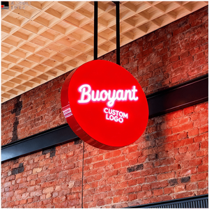 Tùy chỉnh LED vòng ngoài trời Acrylic quảng cáo dấu hiệu ánh sáng Hộp signage cửa hàng cửa hàng dấu hiệu - Product Image 5