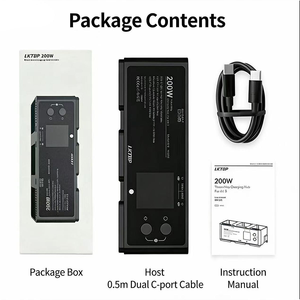 LKTOP - Centro de Carga Rápida de 200 W y 3 Canales para DJI Air 3, Pantalla LED, Modo de Almacenamiento de Energía/Medio Precio Promedio, Cargador de Batería Portátil - Product Image 6