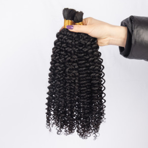 Bán buôn tóc con người số lượng lớn không có sợi ngang 12A cambodian Curl số lượng lớn bện tóc unwefted số lượng lớn cho Bím Tóc - Product Image 3